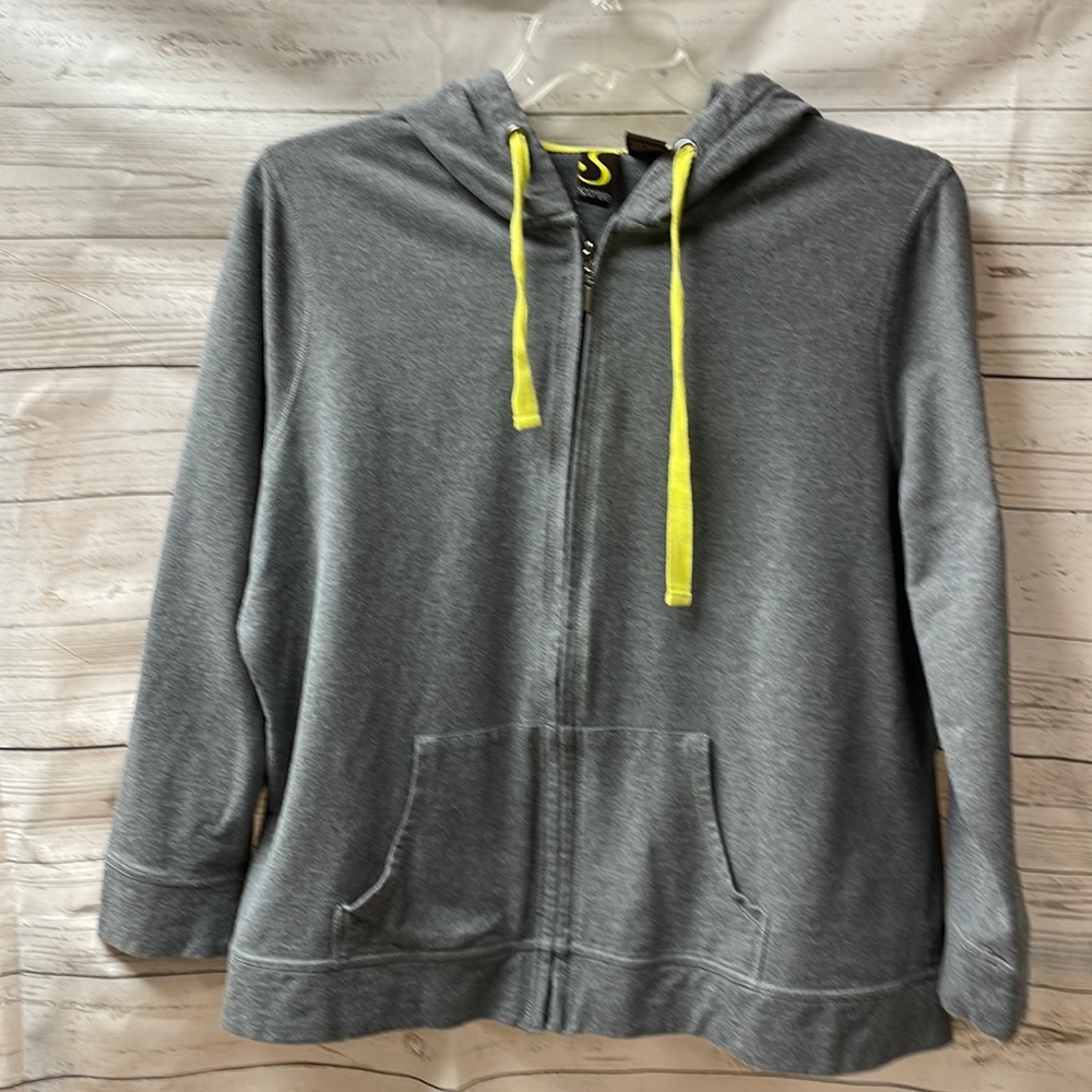 Spartelle Hooded Sweatshirt Zip Up Women’s Gray Size 1X